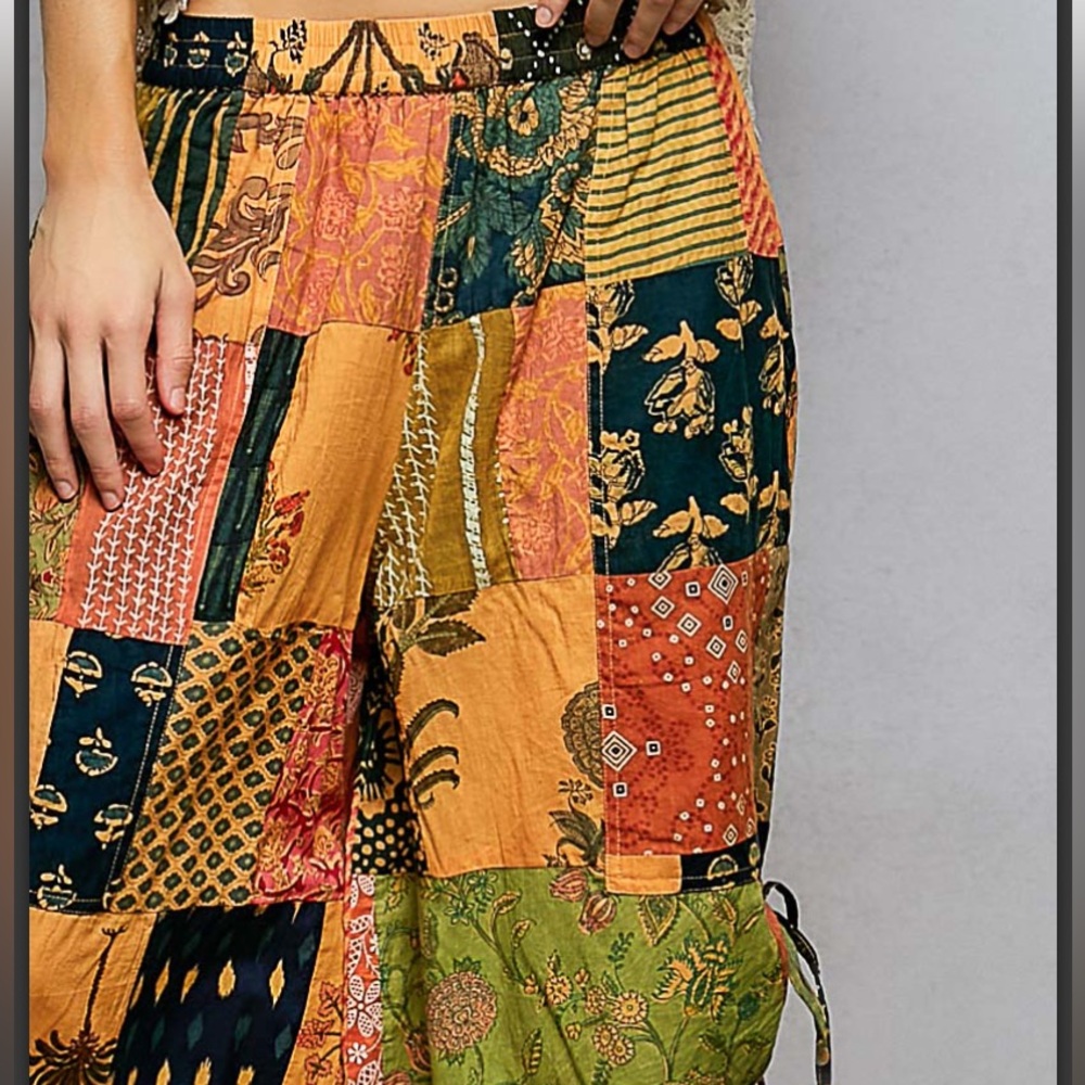 298 🇺🇸POL patchwork pants - Picture 3 of 5